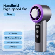 New Handheld Portable Cooling Fan 120 Speeds Adjustable Refrigeration Quite Mini Turbo Fan Type-C High Speed Cold Compress Fan - Image 7