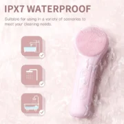 Sonic Waterproof Facial Cleansing Brush Rechargeable Scrubber Exfoliating Vibrating Deep Clean Face Cleaner  Skin Care Tool - Image 3