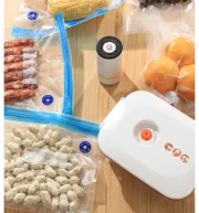 Mini Electric Air Pump Rechargeable for Food Fresh-Keeping Vacuum Sealed Bag Storage Bag Automatic Vacuum Compression Machine - Image 2