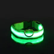 Nylon LED Night Safety Flashing Glow In The Dark Dog Leash Dogs Luminous Fluorescent Pet Dog Collar - Image 13