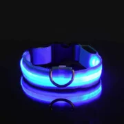 Nylon LED Night Safety Flashing Glow In The Dark Dog Leash Dogs Luminous Fluorescent Pet Dog Collar - Image 8