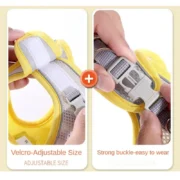 Cat Dog Harness Vest Chest Rope Set Reflective Breathable Adjustable Pet Harness for Small Medium Dogs Outdoor Walking - Image 5
