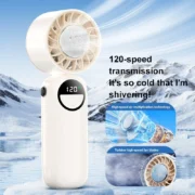 New Handheld Portable Cooling Fan 120 Speeds Adjustable Refrigeration Quite Mini Turbo Fan Type-C High Speed Cold Compress Fan - Image 3