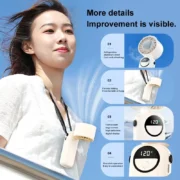 New Handheld Portable Cooling Fan 120 Speeds Adjustable Refrigeration Quite Mini Turbo Fan Type-C High Speed Cold Compress Fan - Image 6