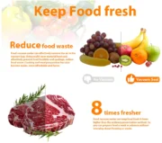 saengQ Vacuum Sealer Packaging Machine Food Vacuum Sealer With Free 10pcs Vacuum bags Household Vacuum Food Sealing - Image 13