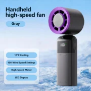 New Handheld Portable Cooling Fan 120 Speeds Adjustable Refrigeration Quite Mini Turbo Fan Type-C High Speed Cold Compress Fan - Image 9