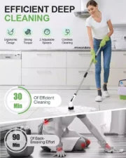 9 in 1 Electric Spin Scrubber Handheld Cleaning Brush Electric Scrubber Power Spin Scrubber Cord - Image 6