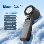 Portable High Speed Cooling Handheld Fan 3600mAh Rechargeable 100 Wind Speeds Adjustable Mini Foldable Air Cooling Turbo Fan - Image 7