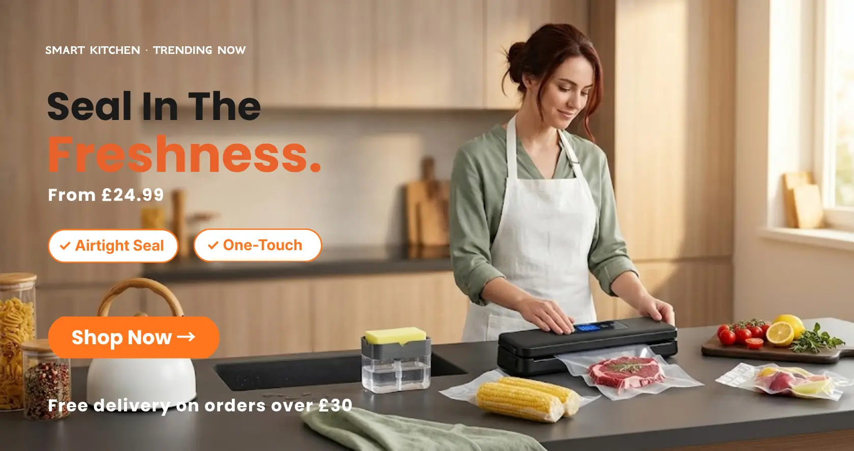 Seal In The Freshness Banner