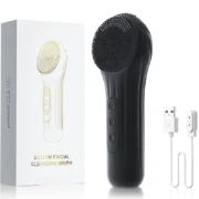 Sonic Waterproof Facial Cleansing Brush Rechargeable Scrubber Exfoliating Vibrating Deep Clean Face Cleaner  Skin Care Tool - Image 8